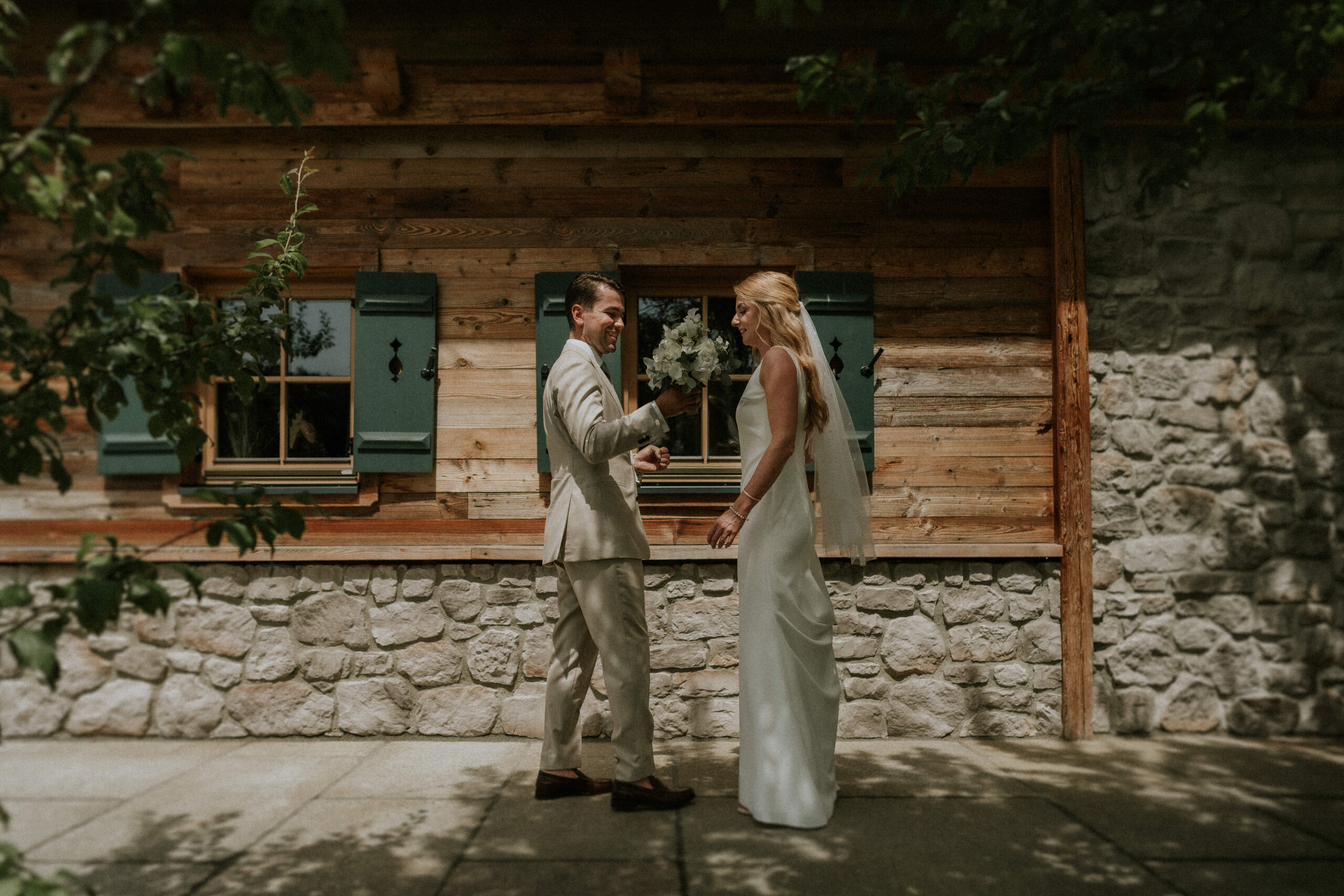 Detail einer Hochzeit